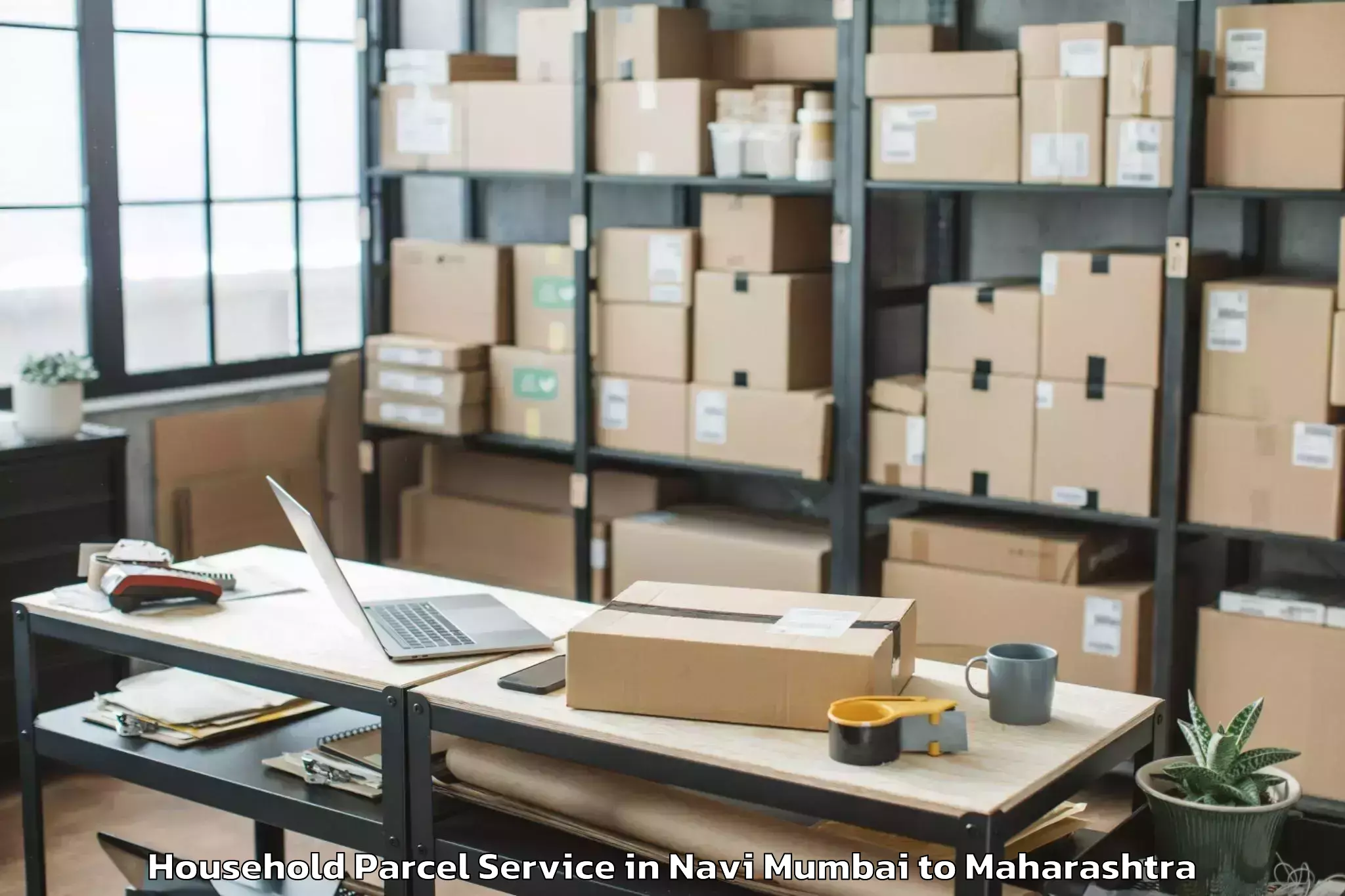 Navi Mumbai to Shevgaon Household Parcel Booking